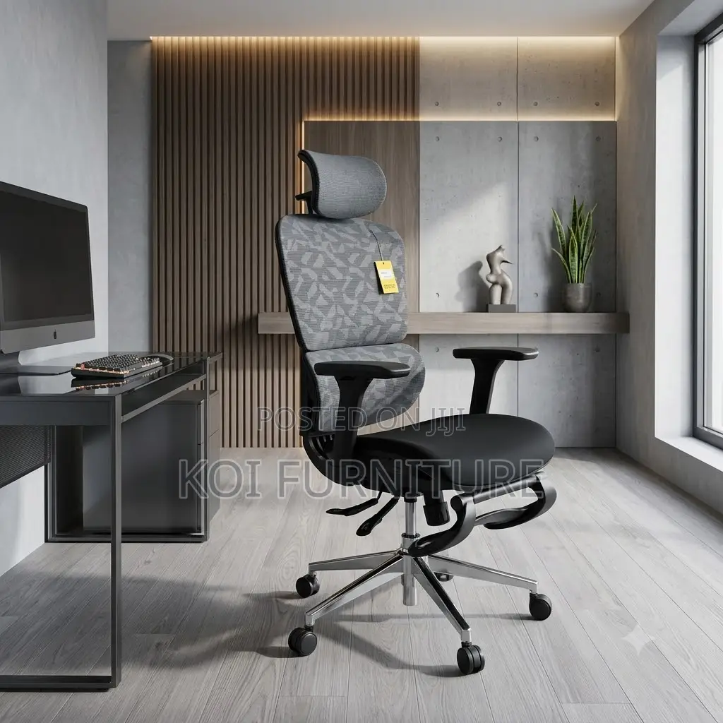 Office Chairs; High Backrest Orthopedic Chair With Fooldale Footrest