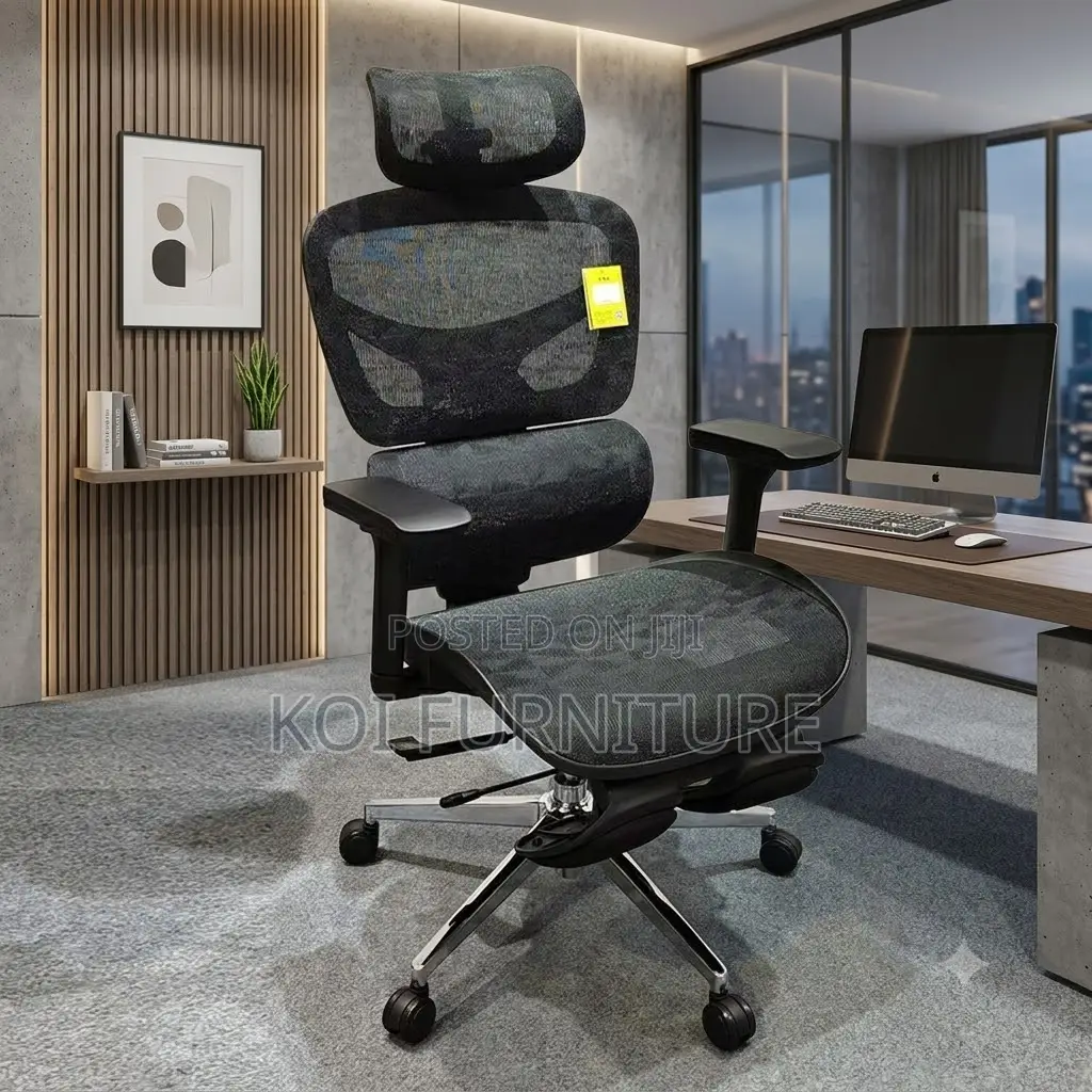 Office Chairs; High Backrest Orthopedic Chair With Fooldale Footrest