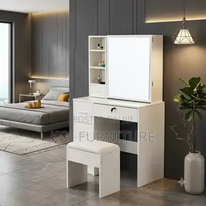 Dressers; White Bedroom Vanity Table Set