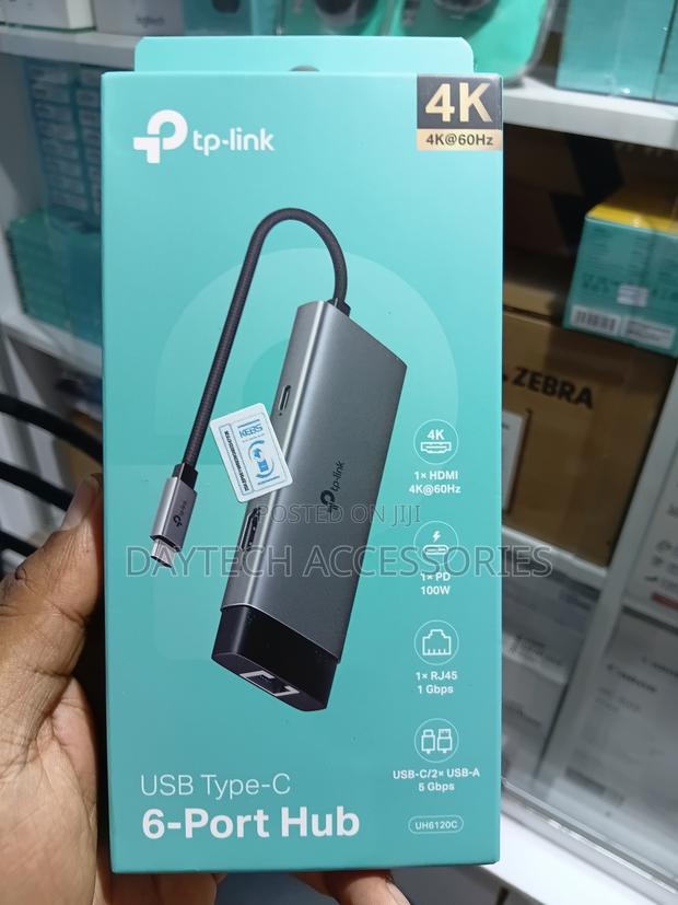 Tp-Link Uh6120c Usb Type-C 6 in 1 Hub - Grey. - thumbnail 2