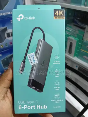 Tp-Link Uh6120c Usb Type-C 6 in 1 Hub - Grey.