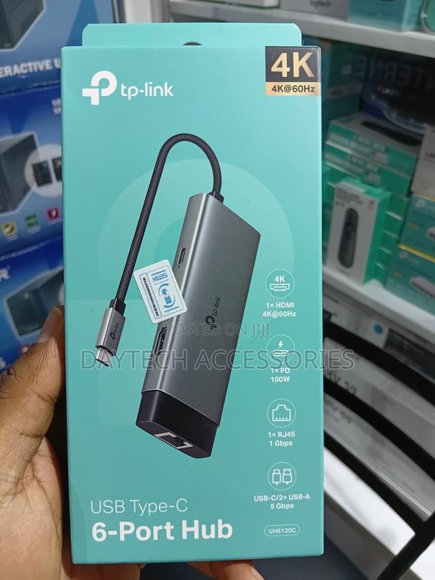 Tp-Link Uh6120c Usb Type-C 6 in 1 Hub - Grey. - thumbnail 3