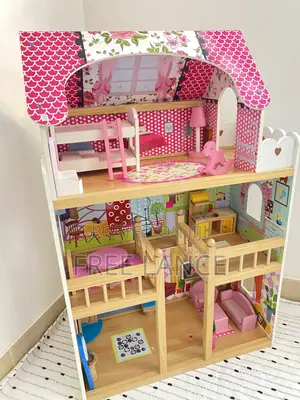 Barbie Doll Wooden Play House for Kids
