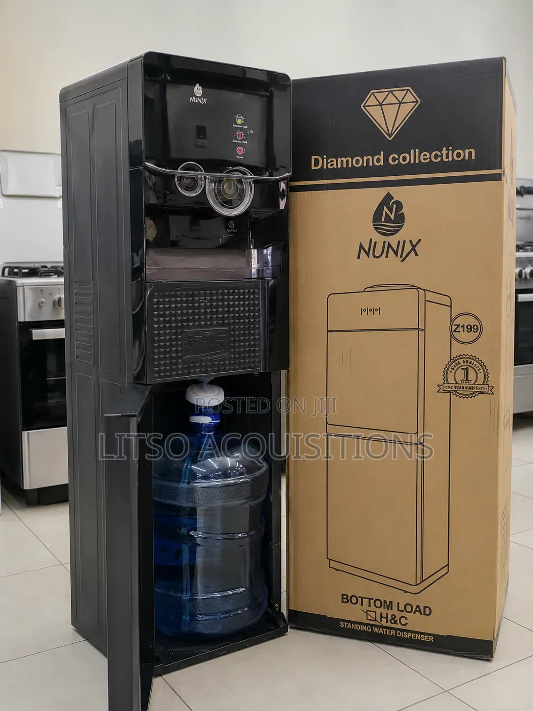 Nunix Bottom Load Water Dispenser – Hot, Normal Cold