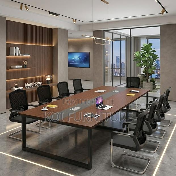 Boardroom Table; 2400mm Long Meeting Boadroom Offices Table - thumbnail 5