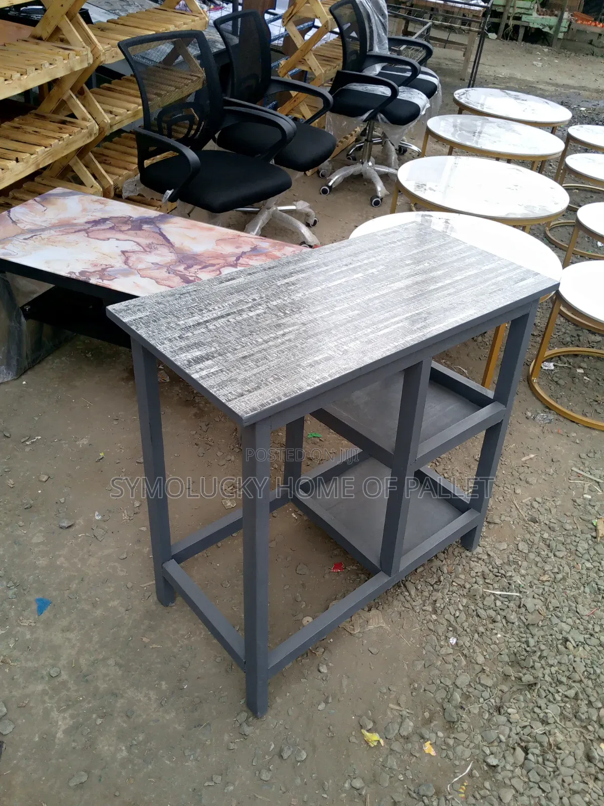 13 Kg Gas Kitchen Table Stand-Kitchen Table Grey