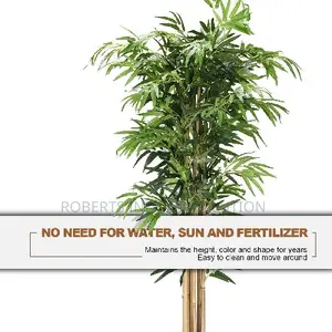 Potted Indoor Floor Plant for Home Office Decor