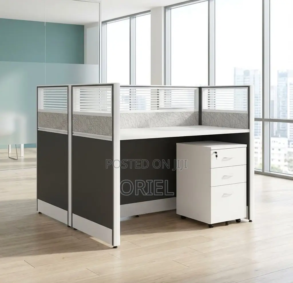 Office Workstation : Modern 2-Seater Workstation