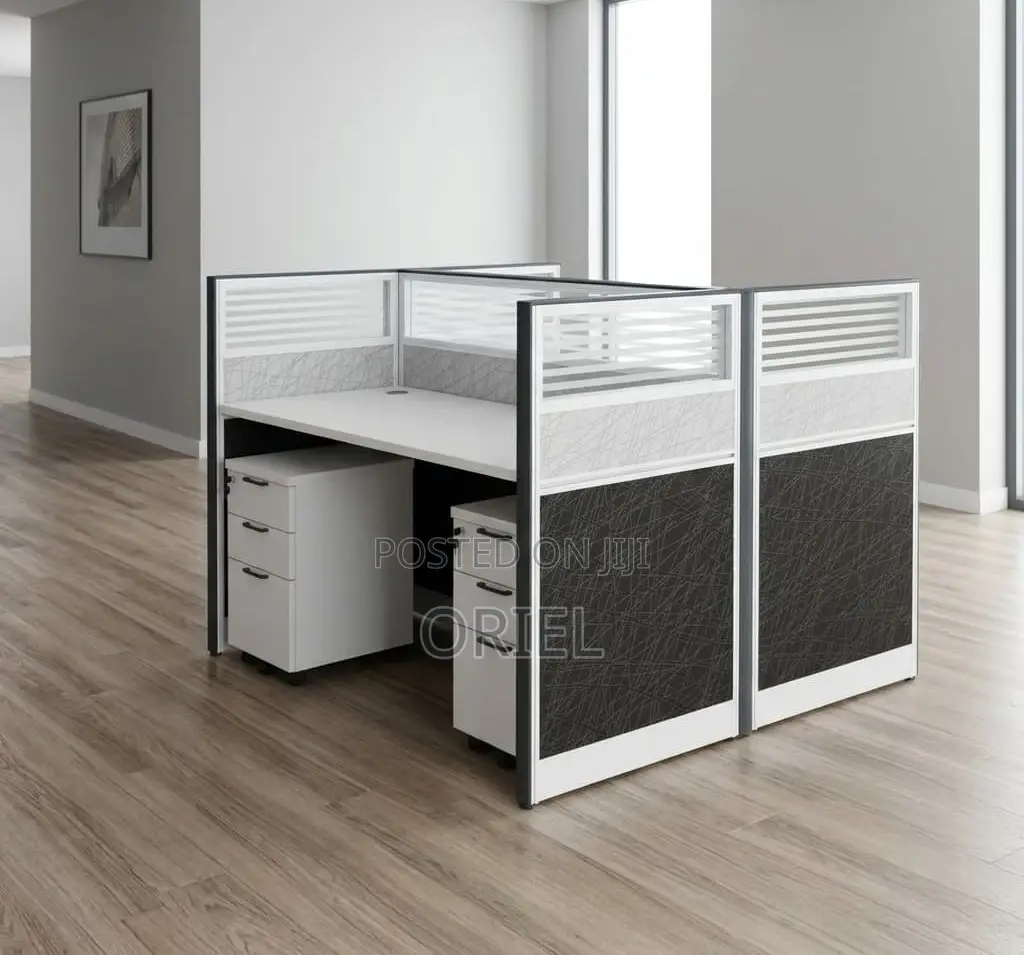 Office Workstation : Modern 2-Seater Workstation