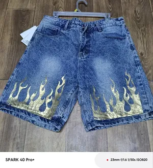 Quality Casual Denim Jeans Designer Unisex Jorts Available