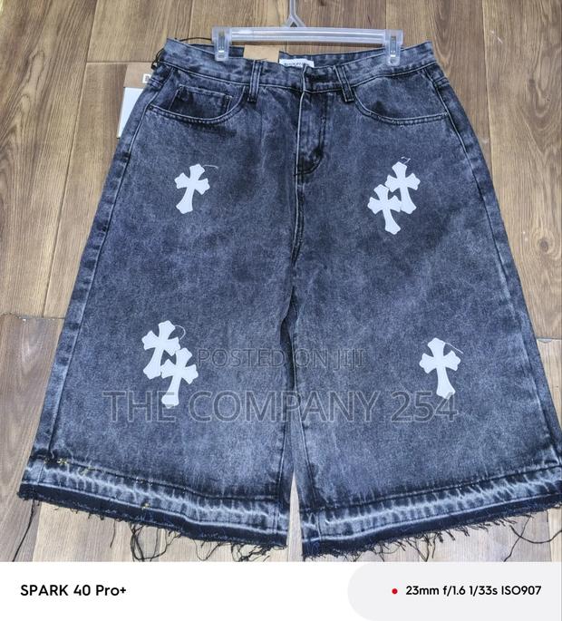Quality Designer Chromeheart Unisex Denim Jeans Available