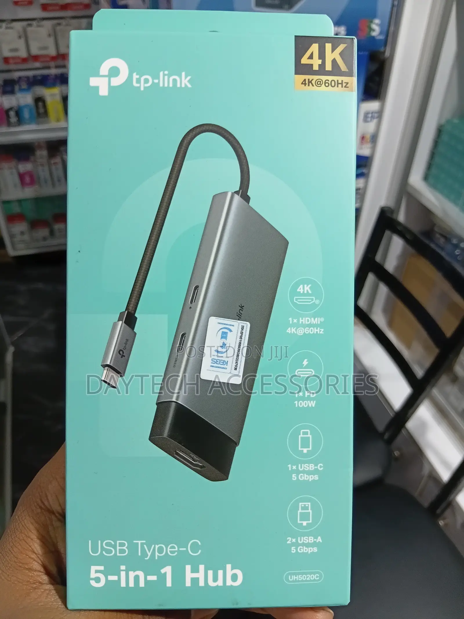Tp-Link Uh5020c Usb Type-C 5-in-1 Hub With at 60hz Hdmi 100w Pd