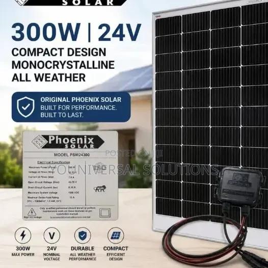 Phoenix Solar 300watts 24volts Panel - thumbnail 2