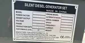 Thompson England Automatic Silent Diesel Generator 20kw/25kva 3 Phase