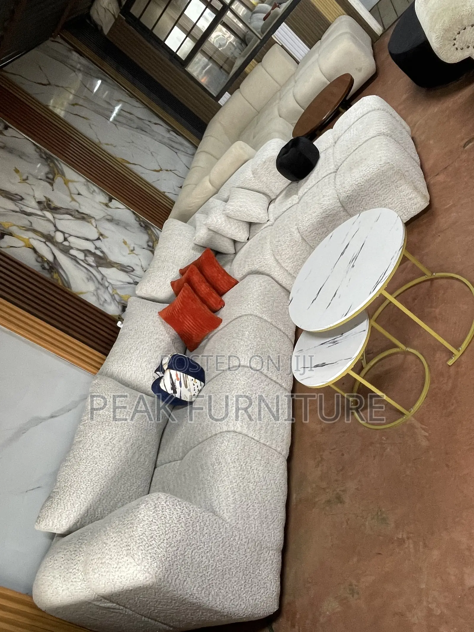 Ash Grey Modern Lseat Sofa