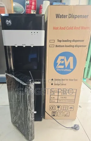 Electromate Bottom Load Dispenser
3 Tap, Hot and Cold