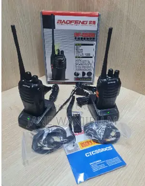 New Baofeng Bf-888s 3-Pack Long Range Walkie Talkie Set With Chargers