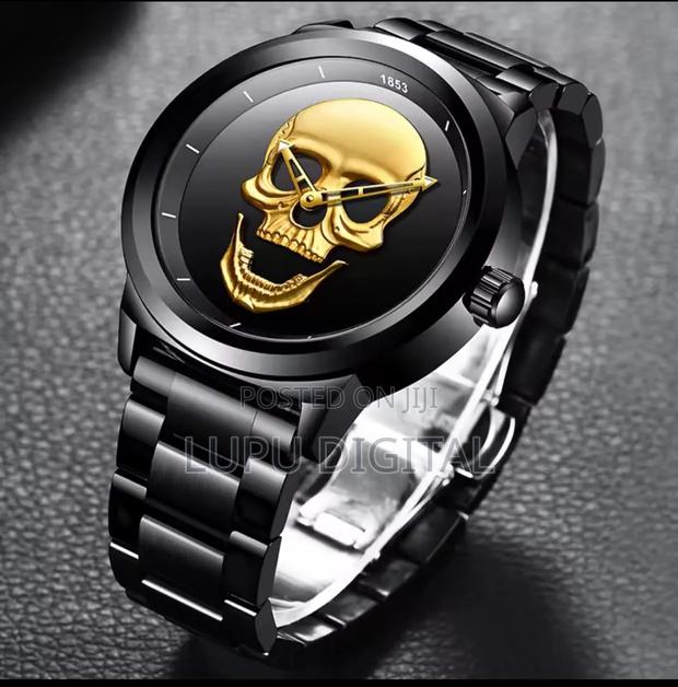 Lige Skull Gents Watch #Lg9876 - thumbnail 2