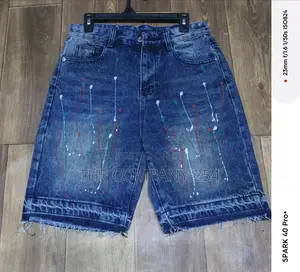 Quality Casual Denim Jeans Designer Unisex Jorts Available