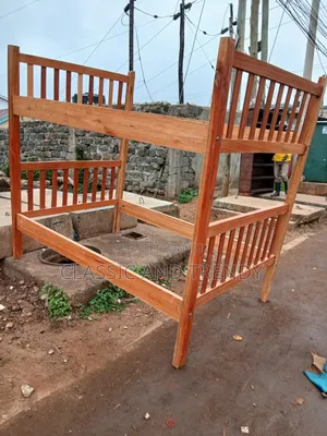 4x6 Plain Wood Bunk Bed