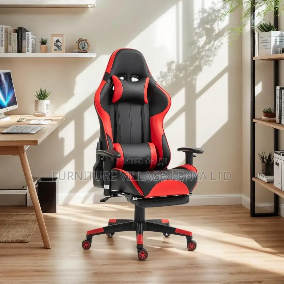 Ergonomic Executive Leather Gaming Seat