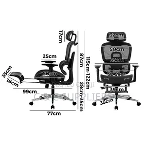 Ergonomic High Backrest Mesh Chair