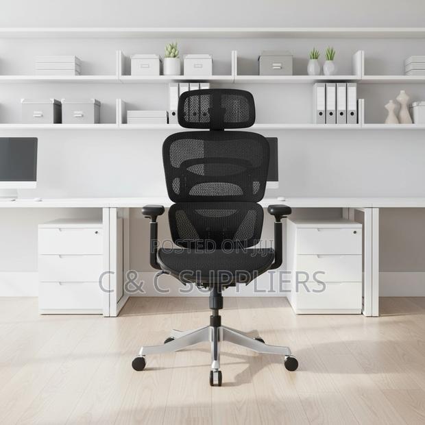 Ergonomic High Backrest Mesh Chair - thumbnail 7