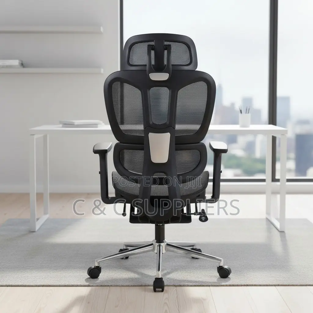 Ergonomic High Backrest Mesh Chair