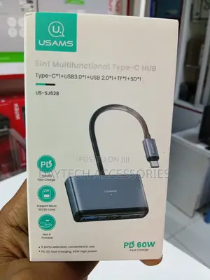 Usams 5 In1 Multifunctional Type-c Hub (Us-sj628)