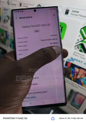 Samsung Galaxy Note 20 Ultra 5G 128 GB White
