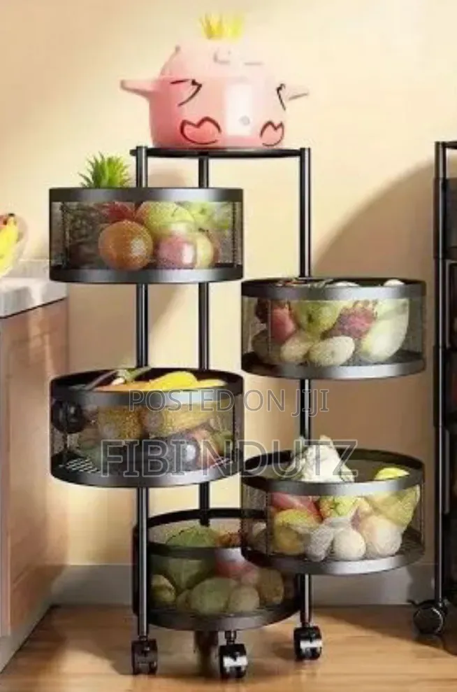 Round Fruit Rack/Rotatable Fruit Rack