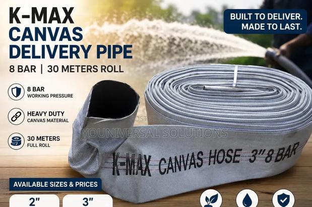 K Max Canvas Delivery Pipe 30m Roll
 2 ", 3" - main view