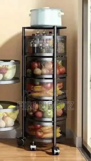 Round Fruit Rack/Rotatable Fruit Rack