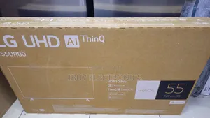 Lg, Uhd Tv, 55 Inch Ur80 Series, Webos Smart Ai Thinq, Magic Remote