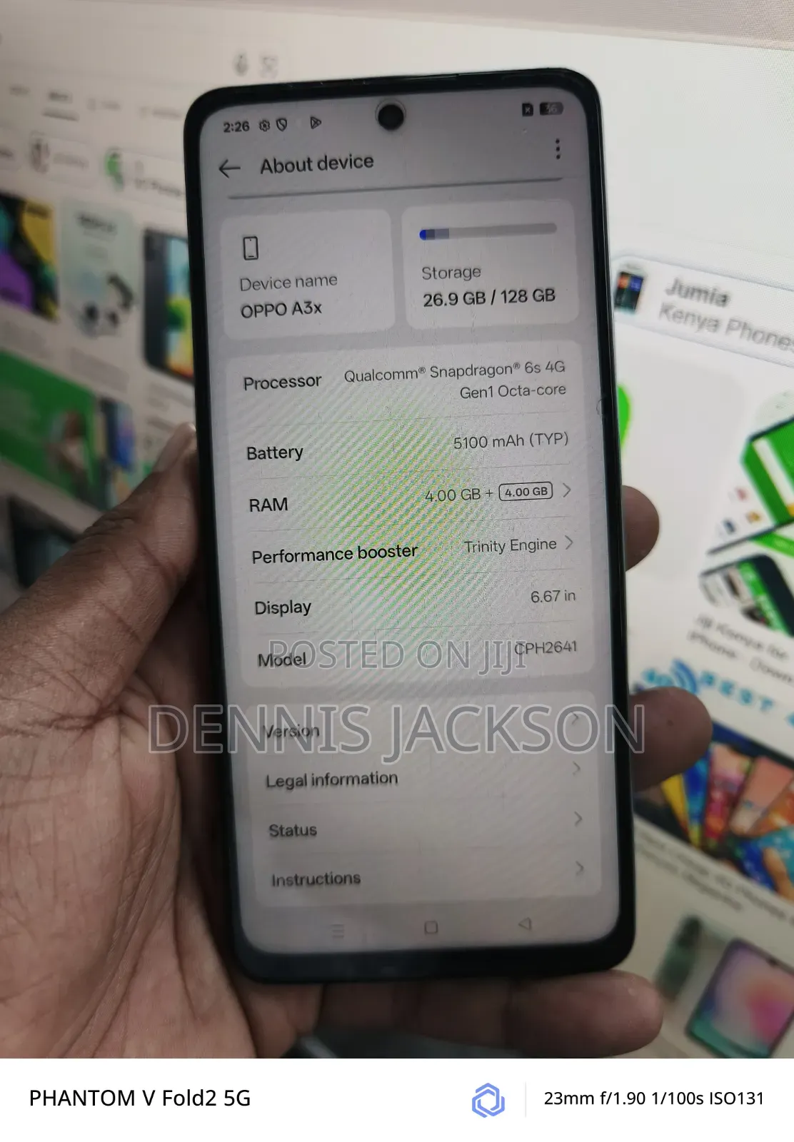 Oppo A3x 64 GB Blue