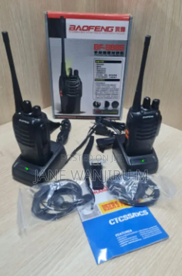 New Baofeng Bf-888s Triple Pack 16-Channel Uhf Two-Way Radios