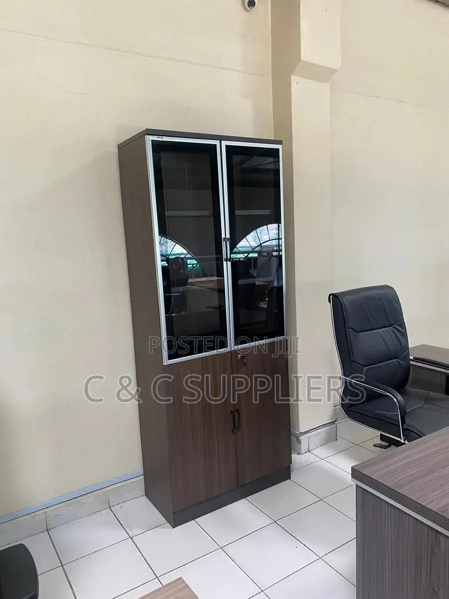 Swing Door's Wooden Filling Cabinet