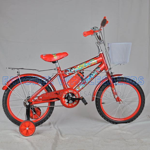Stylish 16-Inch Red Bicycle for Boys Girls
