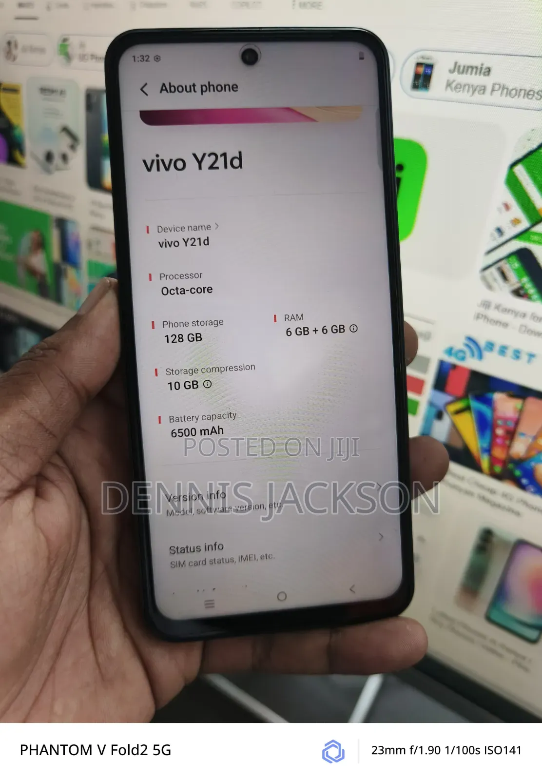 Vivo Y21d 128 GB Black