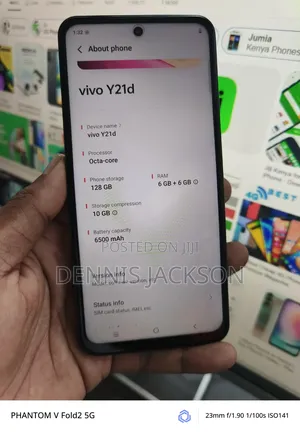 Vivo Y21d 128 GB Black