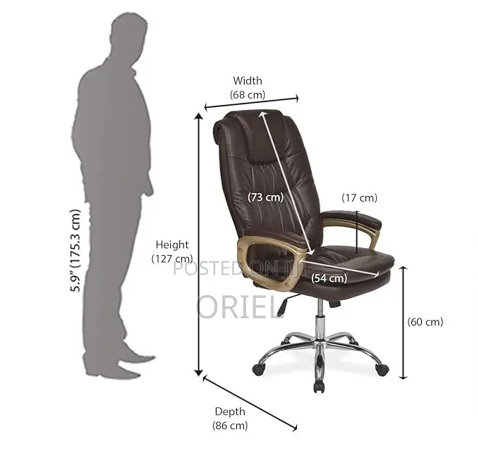 Office Chair : Brown Executive Chair