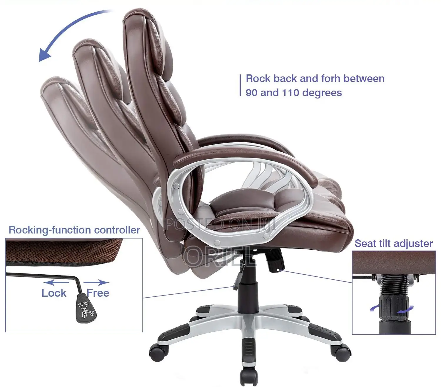 Office Chair : Brown Executive Chair
