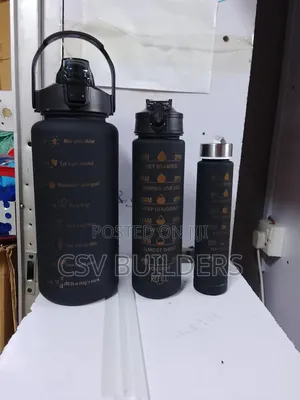 3in 1 Motivational Water Bottle