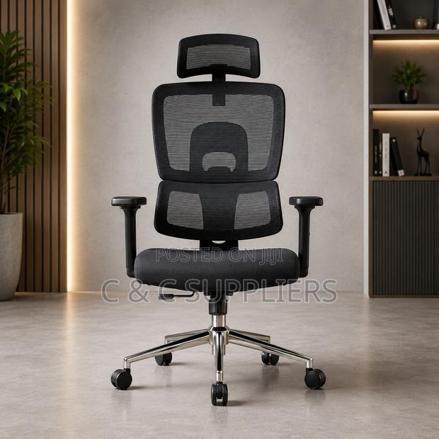 Swivel Mesh Orthopedic Task Chair. - thumbnail 5