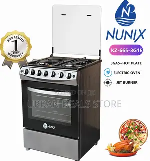 New Model Nunix Big 60×65 Freestanding Cooker