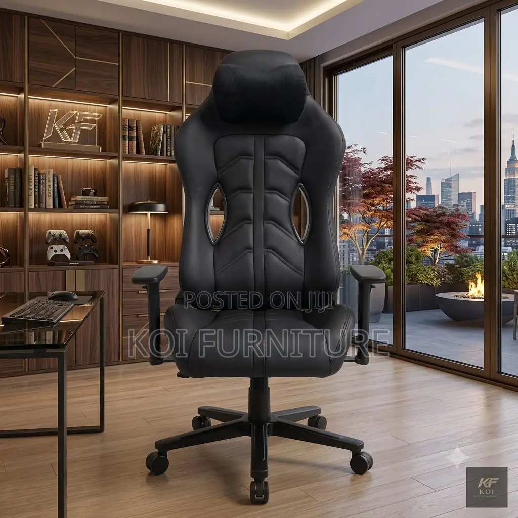 Office Chair; Leather Home Gaming Chairs for Studio Creators