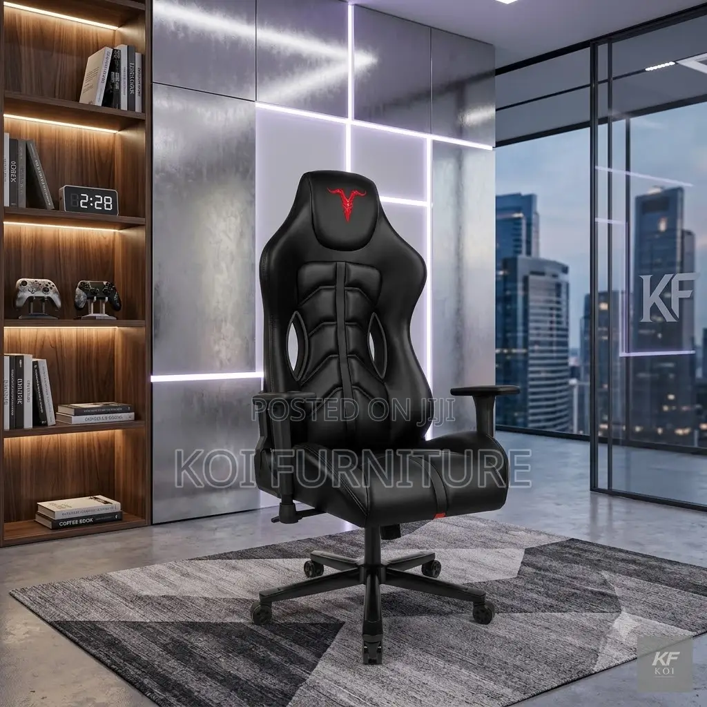 Office Chair; Leather Home Gaming Chairs for Studio Creators