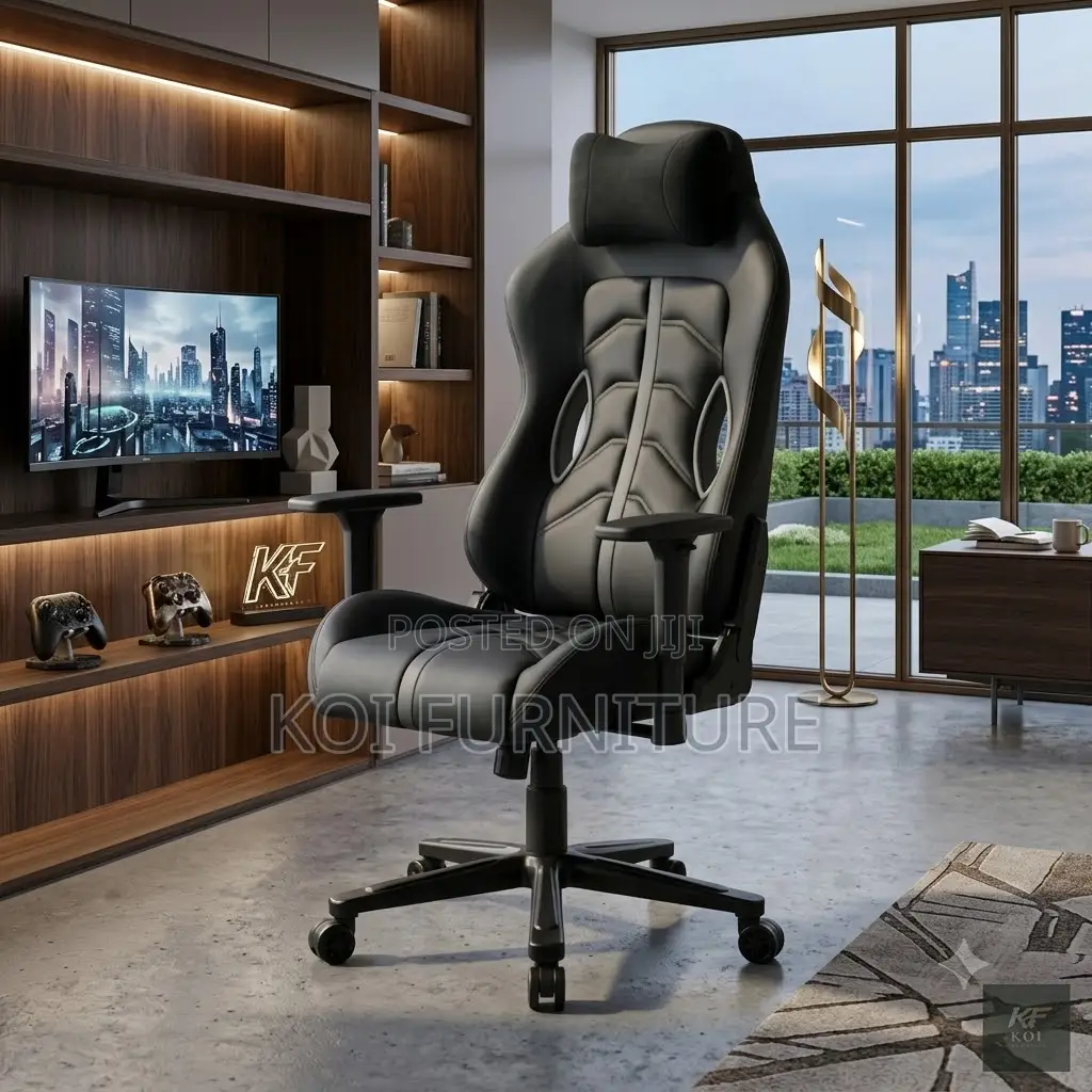 Office Chair; Leather Home Gaming Chairs for Studio Creators