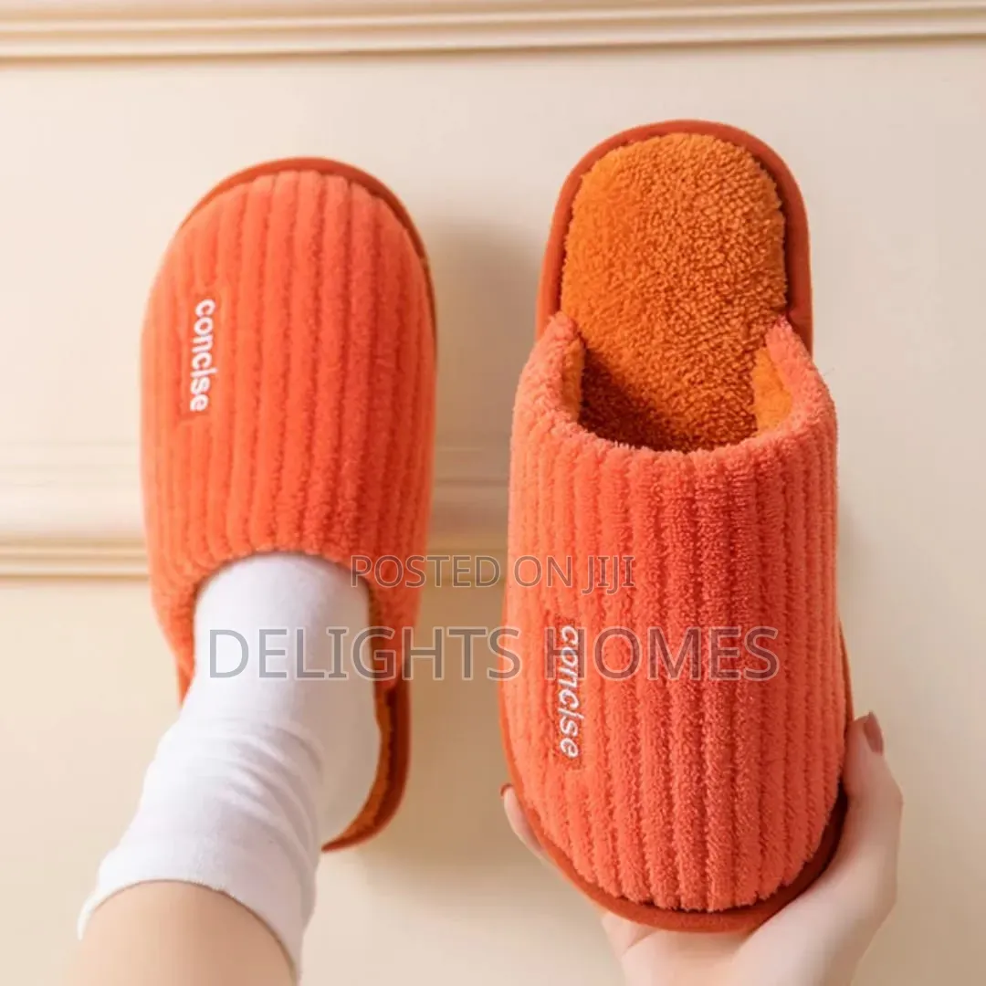 Fuzzy Indoor Slippers_re