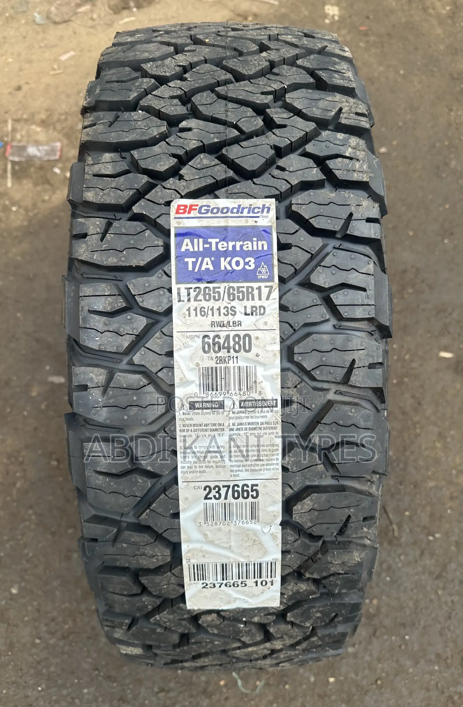 265/65r17 Bfgoodrich Tires